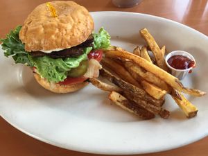 the big burger at Quickie Too in Tacoma