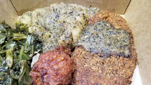 The TV dinner 1000 times better than any hungry man! at Quickie Too in Tacoma