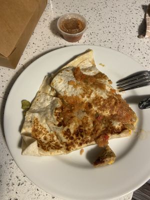 Quesadilla  at Quickie Too in Tacoma