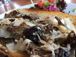 Smokey Mushroom Melt at Quickie Too in Tacoma
