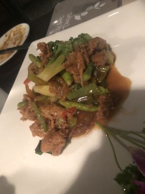 M18 basil soy protein  at Jujube Tree in Astoria