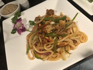 N8 kimchee udon  at Jujube Tree in Astoria