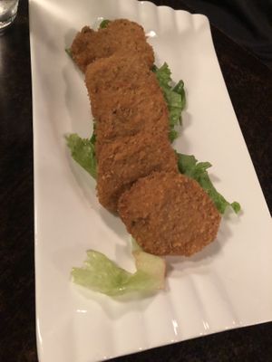 A17 crispy soy protein  at Jujube Tree in Astoria