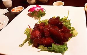 Vegan BBQ Ribs at Jujube Tree in Astoria