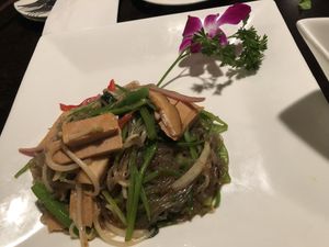 N5 Korean glass noodle chapchai  at Jujube Tree in Astoria