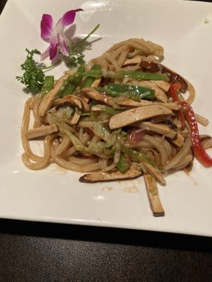 Stir fried udon at Jujube Tree in Astoria