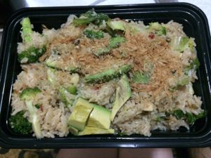 pineapple fried rice takeout at Jujube Tree in Astoria