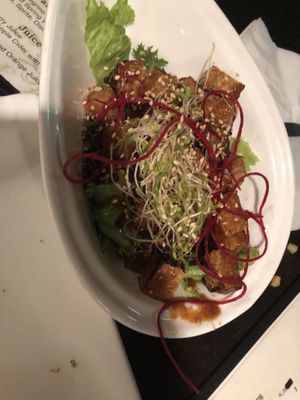 A12 bbq satays tempeh  at Jujube Tree in Astoria