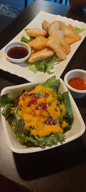 Japanese style salad. at Jujube Tree in Astoria