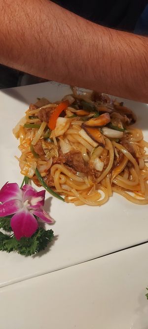 Kimchi Udon. at Jujube Tree in Astoria