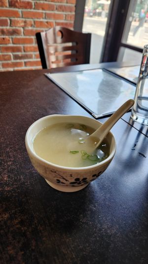 Miso Soup at Jujube Tree in Astoria