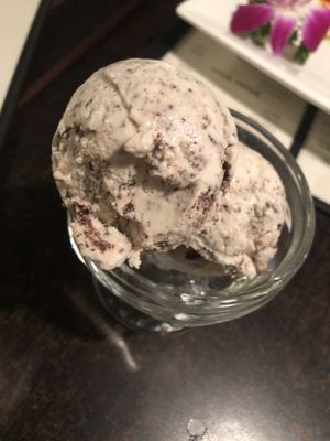 Organic soy ice cream- chocolate chip mint   at Jujube Tree in Astoria