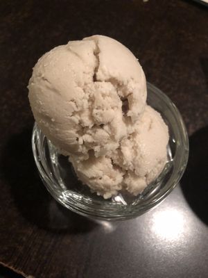 Organic soy ice cream - coconut based vanilla   at Jujube Tree in Astoria