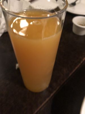 Fresh squeezed orange juice   at Jujube Tree in Astoria