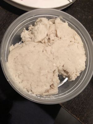 Organic soy ice cream- coconut based vanilla   at Jujube Tree in Astoria