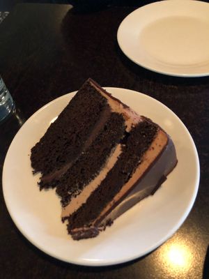 death by chocolate cake.  at Jujube Tree in Astoria