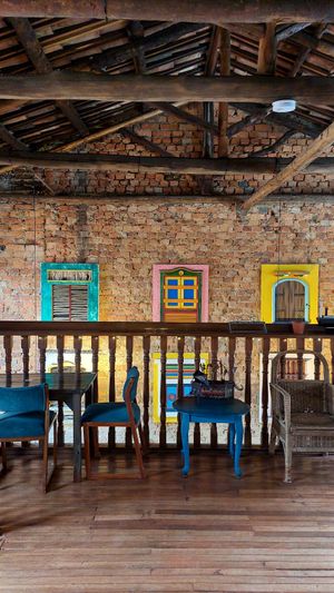 Interior at Vegan Bambú in Bogota