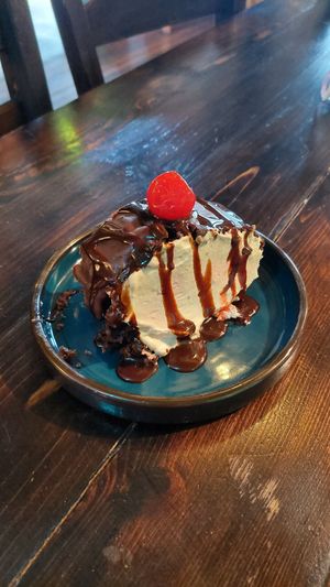 Torta del día at Vegan Bambú in Bogota