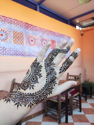 Henna! at Marrakech Henna Art Cafe in Marrakech