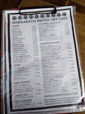  at Marrakech Henna Art Cafe in Marrakech