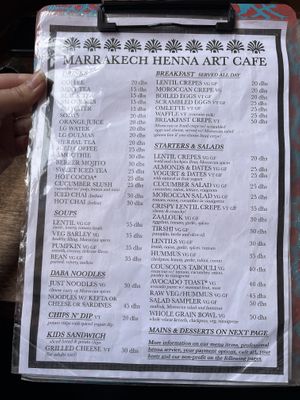   at Marrakech Henna Art Cafe in Marrakech