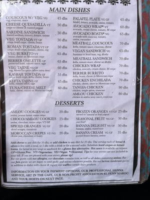   at Marrakech Henna Art Cafe in Marrakech