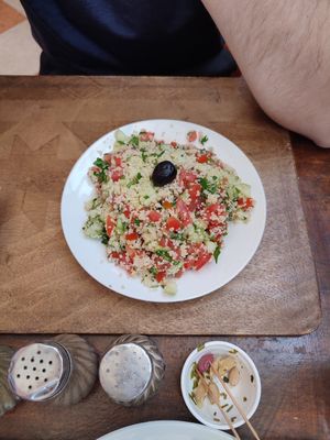 Couscous at Marrakech Henna Art Cafe in Marrakech