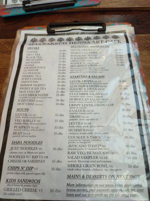  at Marrakech Henna Art Cafe in Marrakech