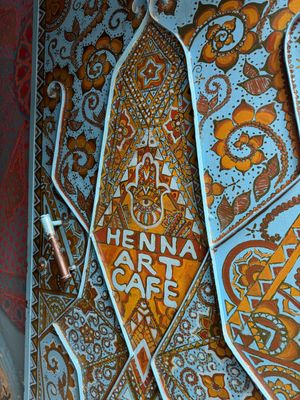 Entrancee  at Marrakech Henna Art Cafe in Marrakech