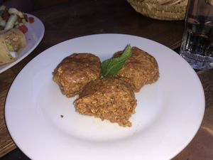 amlou cookies  at Marrakech Henna Art Cafe in Marrakech