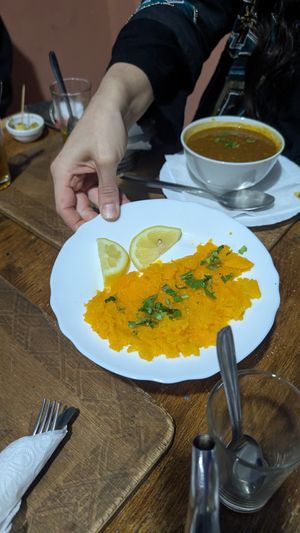 Pumpkin puree at Marrakech Henna Art Cafe in Marrakech