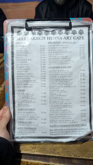  at Marrakech Henna Art Cafe in Marrakech