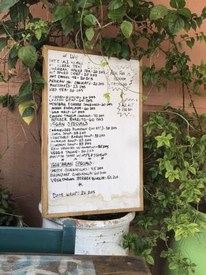 Specials menu  at Marrakech Henna Art Cafe in Marrakech