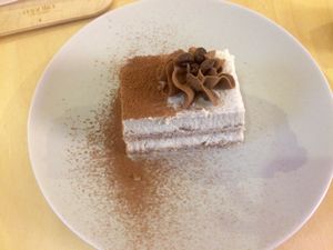 COCONUT TIRAWMISU at Mantra Raw in Milan