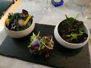 Menu du jour at Mantra Raw in Milan