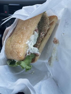 Seitan sandwich   at Bistro Vonish Food Truck in Austin