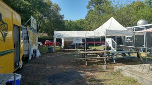 Food Truck Scene at Bistro Vonish Food Truck in Austin