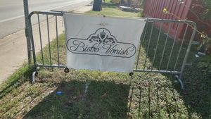 sign at Bistro Vonish Food Truck in Austin