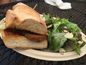 Bbq Seitan Sandwich  at Bistro Vonish Food Truck in Austin