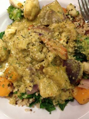 Bombay salad really hit the spot.. so much flavor! at Veggie Grill in Walnut Creek