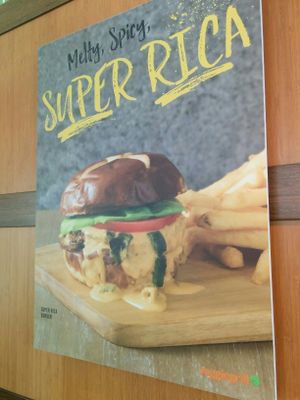 menu wall art at Veggie Grill in Walnut Creek