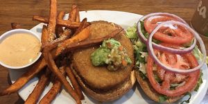 Santa Fe Crispy Chickin' at Veggie Grill in Walnut Creek