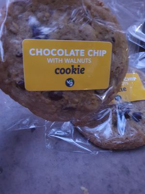 Chocolate Chip with Walnuts Cookie at Veggie Grill in Walnut Creek