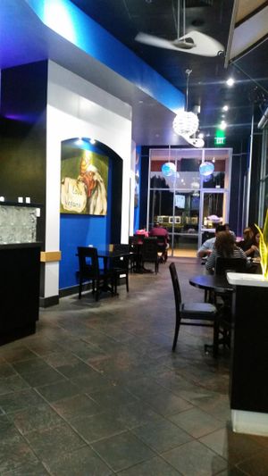 Inside at Vegan Galaxy in Huntington Beach