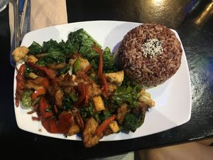 Kingdom of god  at Vegan Galaxy in Huntington Beach