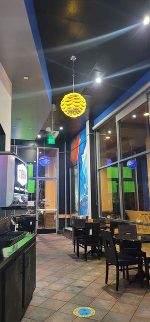 Inside at Vegan Galaxy in Huntington Beach