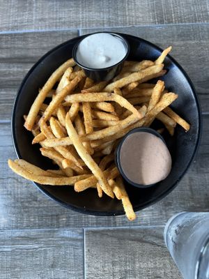 Humble Warrior Fries  at Vegan Galaxy in Huntington Beach