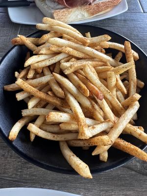 Side of fries!  at Vegan Galaxy in Huntington Beach