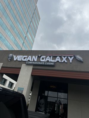 The sandwiches are huge!! You certainly can split one with another person and consider that a whole mean - FYI!   at Vegan Galaxy in Huntington Beach