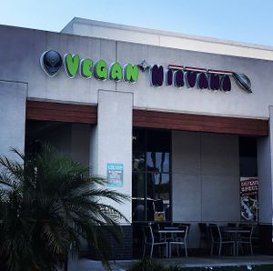 Front at Vegan Galaxy in Huntington Beach